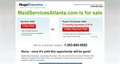 Desktop Screenshot of maidservicesatlanta.com